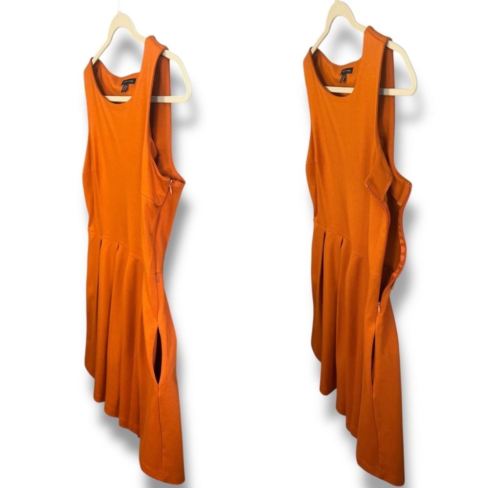 Tommy Hilfiger Skater Dress Medium Orange - Picture 6 of 9